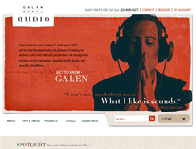 Tablet Screenshot of gcaudio.com